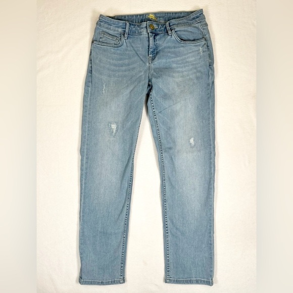 TOMMY BAHAMA‎ Women's Slim Boyfriend Denim Light Wash Jeans Tropical Size 28x29 - Picture 1 of 14